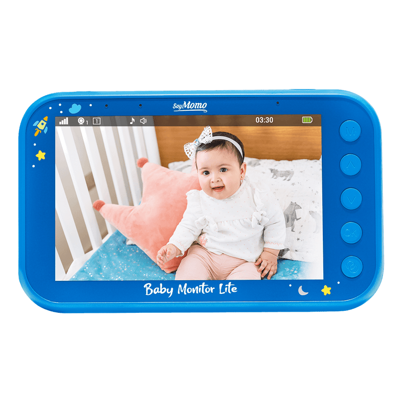 Baby Monitor Lite Azul - Pantalla 4,3, SoyMomo - KIDSCLUB Tienda ONLINE