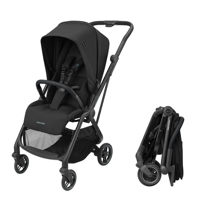 Coche travel system Leona Essential Black, Maxi-cosi