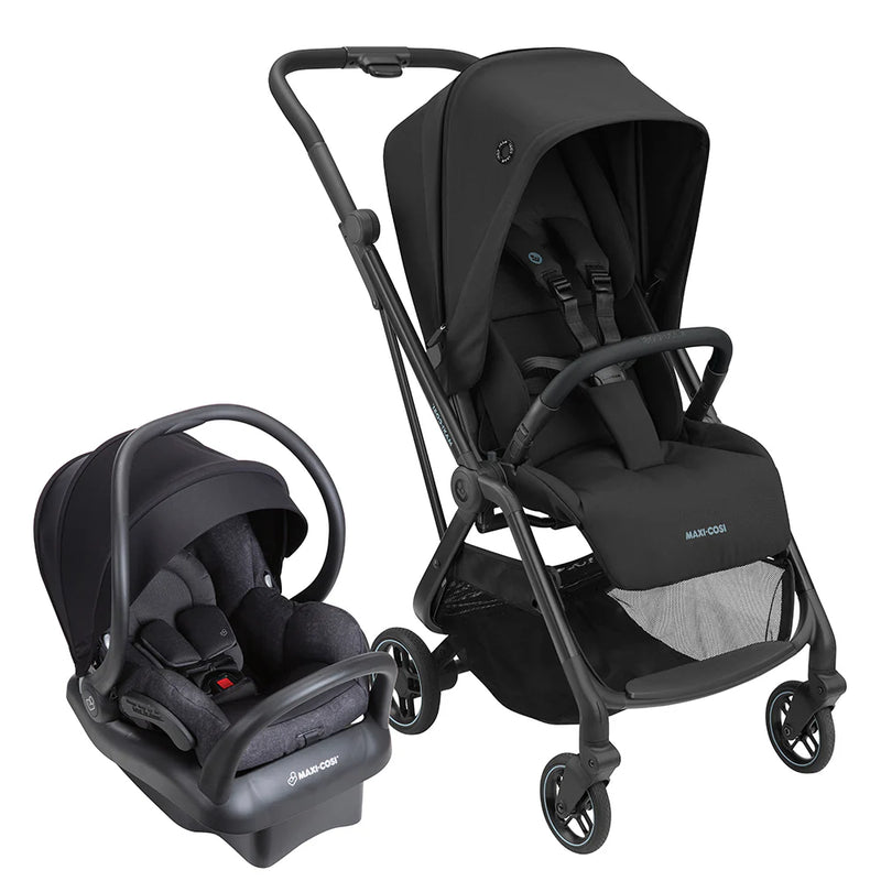 Coche travel system Leona Essential Black, Maxi-cosi