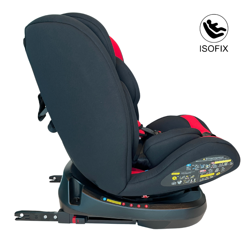 Silla De Auto Multi Etapa Isofix Bebeglo RS-3840-3 Rojo