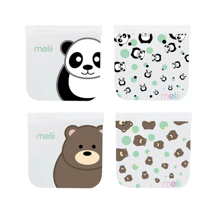 Bolsas reutilizables Panda - Oso, Melii