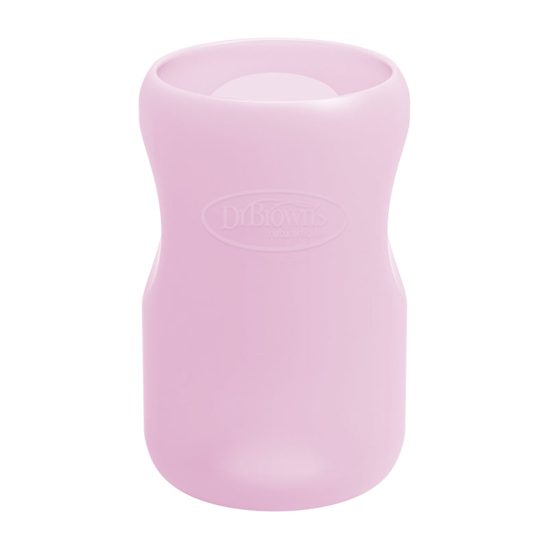 Funda Protección Mamadera Vidrio 270ml Rosado, Dr.Brown&