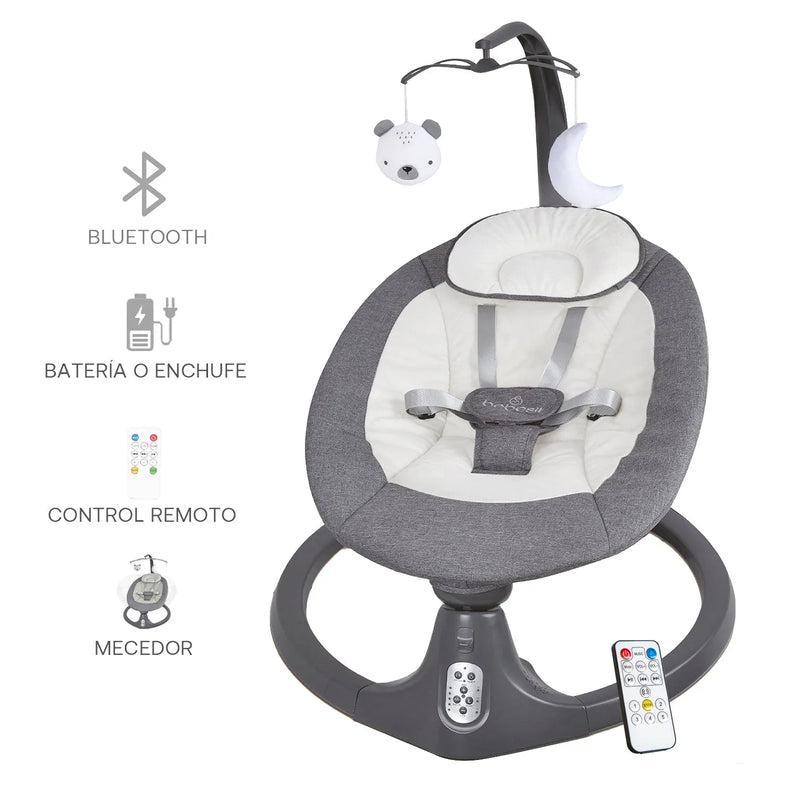 Silla Nido Baby Swing Gris,  Bebesit