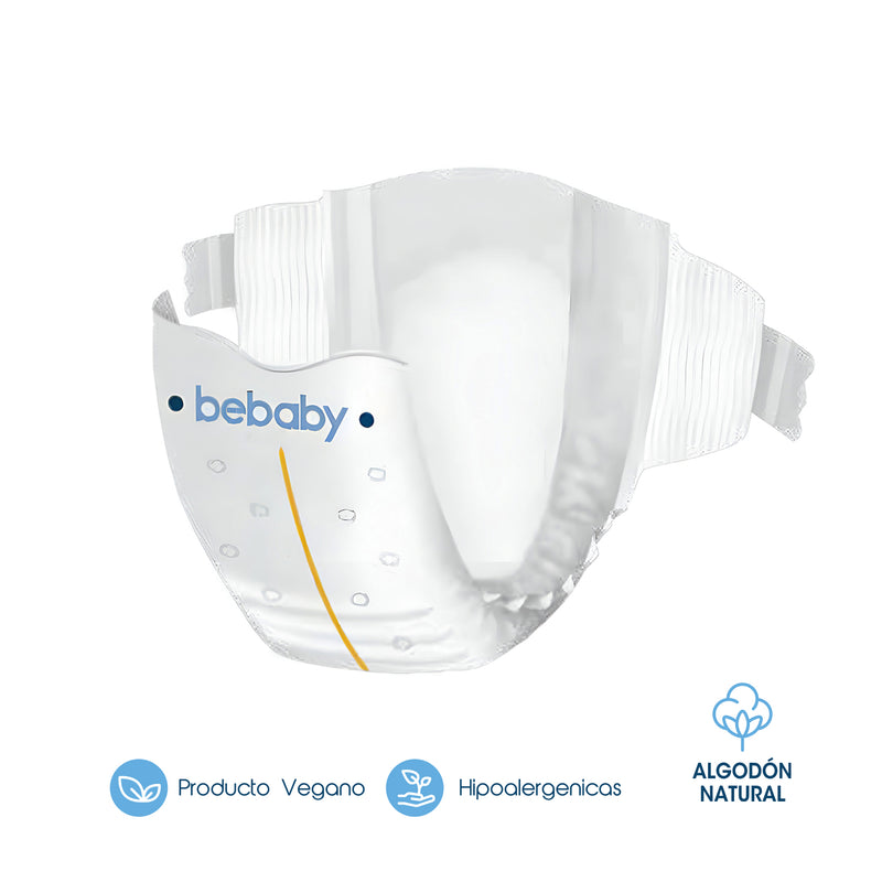 Pañales BeBaby Premium XG 56u Hipoalergénico, Bebesit