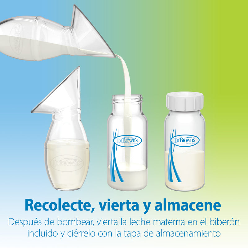 Extractor de Leche Manual 1 Pieza c/ Mam Estándar 120ml (con bolso), Dr.Brown&