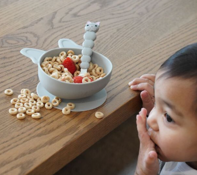 Bowls de silicona con ventosa, paquete de 2 Perro