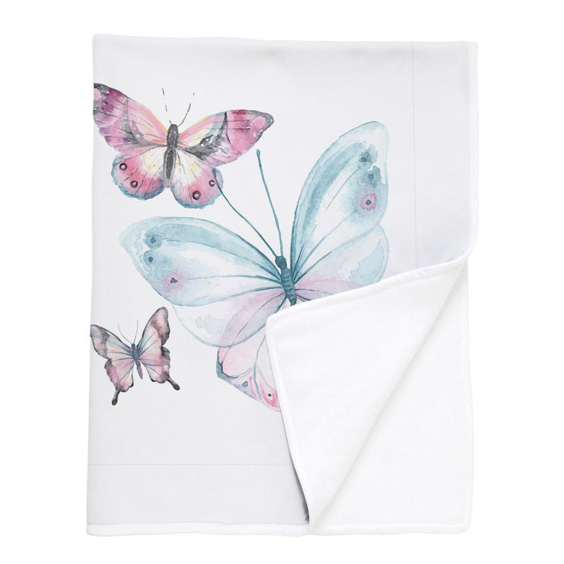 Manta Polar -  Mariposas Rosadas, Tuyo Print