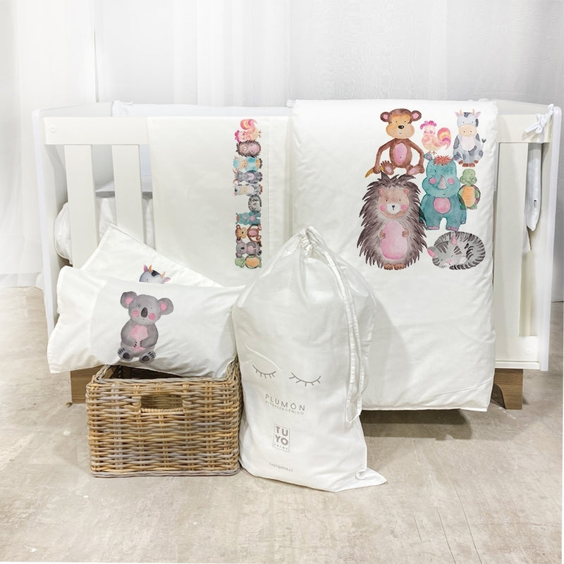 Set Pack & Play - Animales Acuarela, Tuyo Print