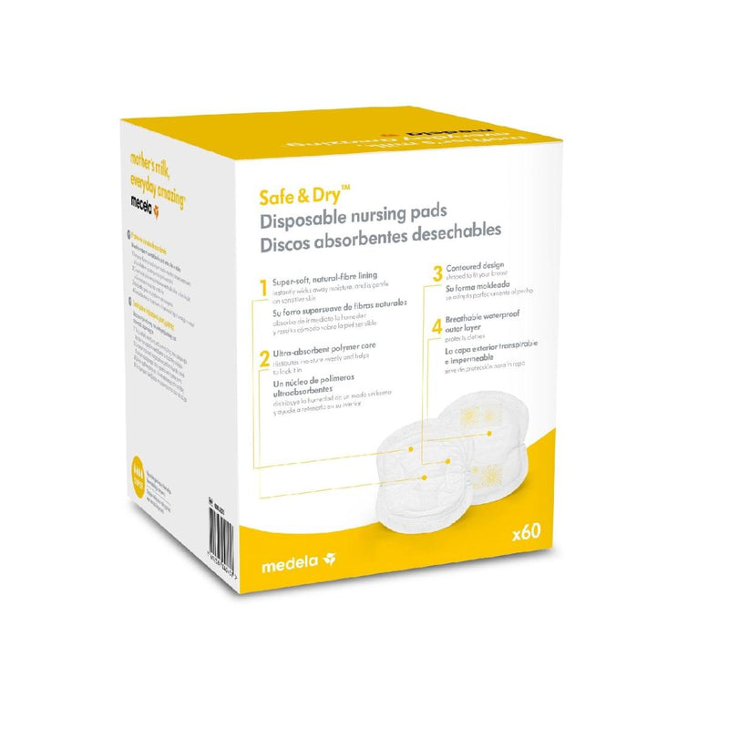 Absorbentes De Leche Materna 60 Unidades, Medela - KIDSCLUB Tienda ONLINE