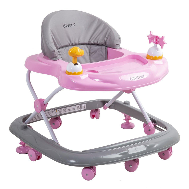 Andador Musical Airbus Rosa, Bebesit - KIDSCLUB Tienda ONLINE