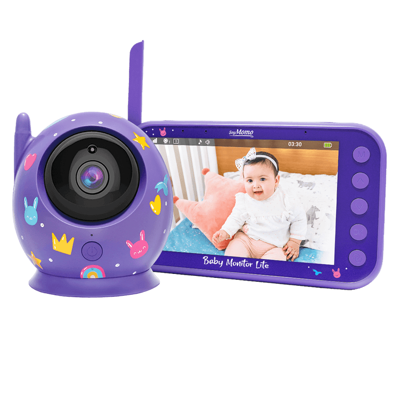 Baby Monitor Lite Morado - Pantalla 4,3, SoyMomo - KIDSCLUB Tienda ONLINE