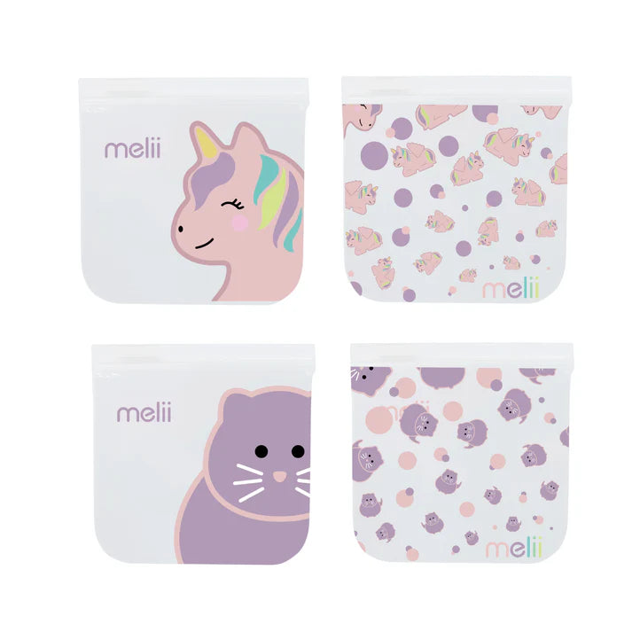 Bolsas reutilizables Gato - Unicornio, Melii