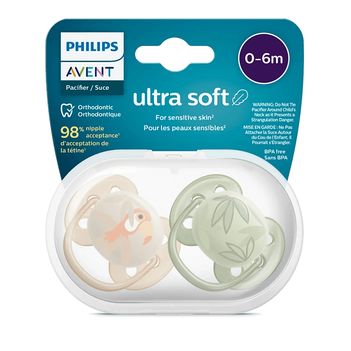 Chupete Ultra Soft 0-6M niño, Avent - KIDSCLUB Tienda ONLINE