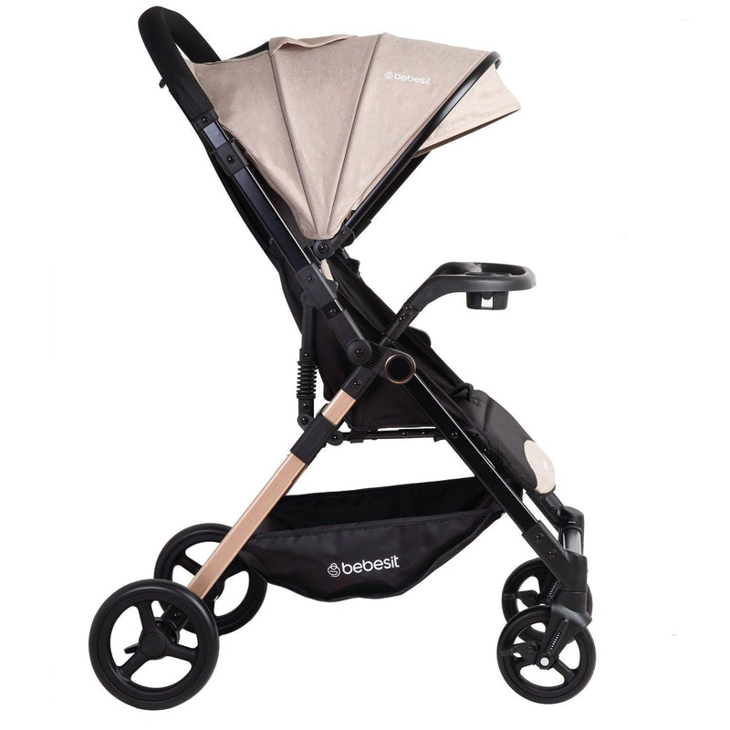 Coche de Paseo City Beige - KIDSCLUB Tienda ONLINE