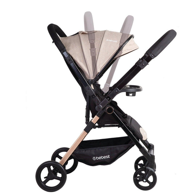 Coche de Paseo City Beige - KIDSCLUB Tienda ONLINE