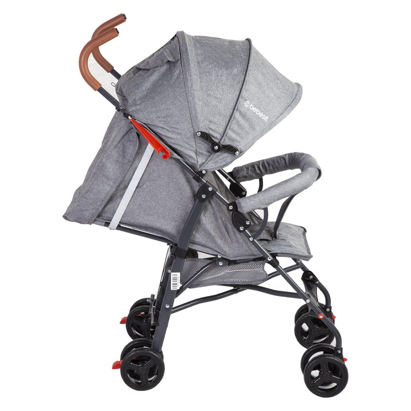 Coche Paragua 5126 Gris, Bebesit - KIDSCLUB Tienda ONLINE