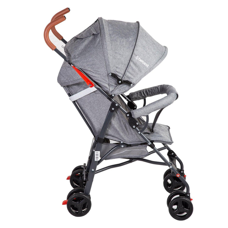 Coche Paragua 5126 Gris, Bebesit - KIDSCLUB Tienda ONLINE