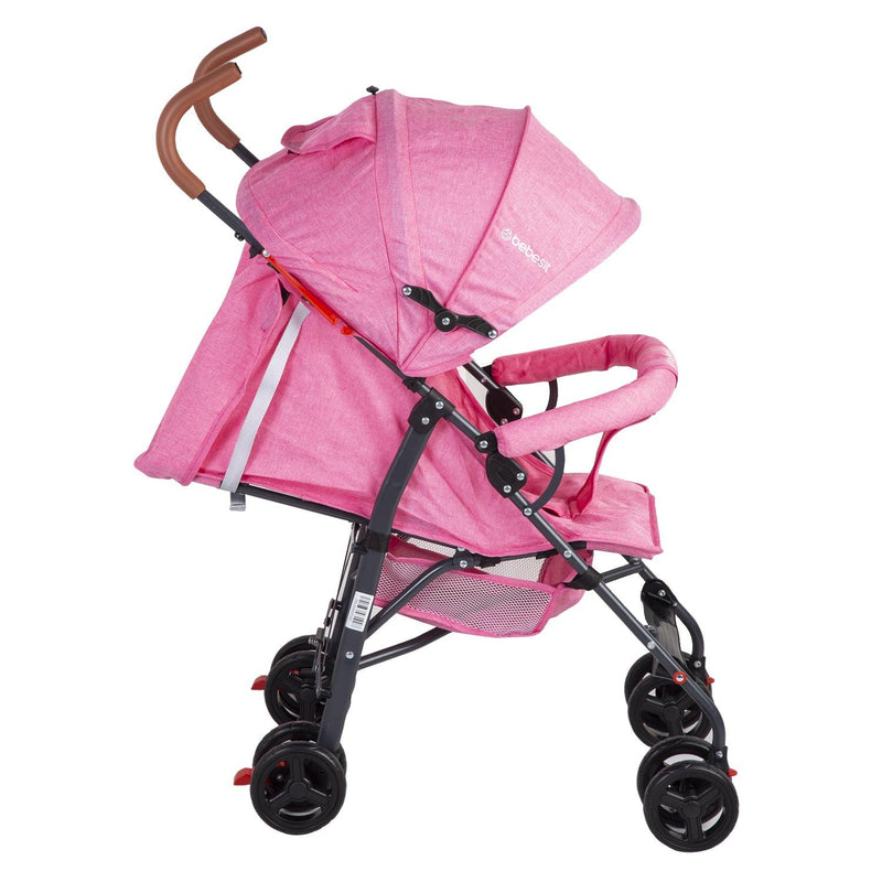 Coche Paragua 5126 Rosa, Bebesit - KIDSCLUB Tienda ONLINE