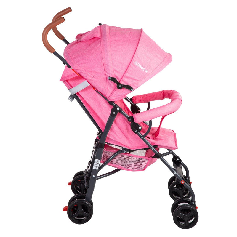 Coche Paragua 5126 Rosa, Bebesit - KIDSCLUB Tienda ONLINE