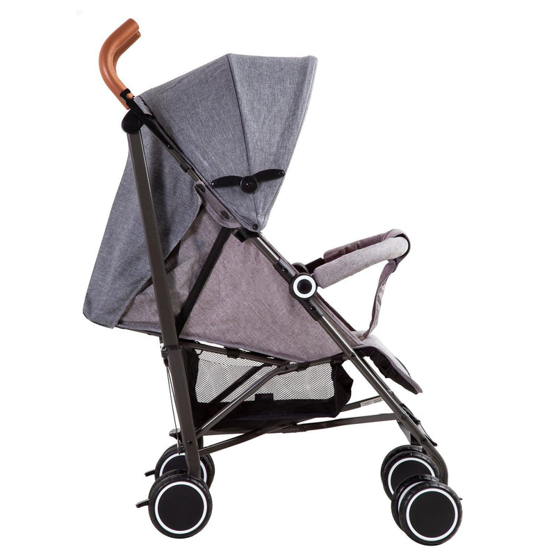 Coche Paragua Clap Melange Gris, Bebesit - KIDSCLUB Tienda ONLINE