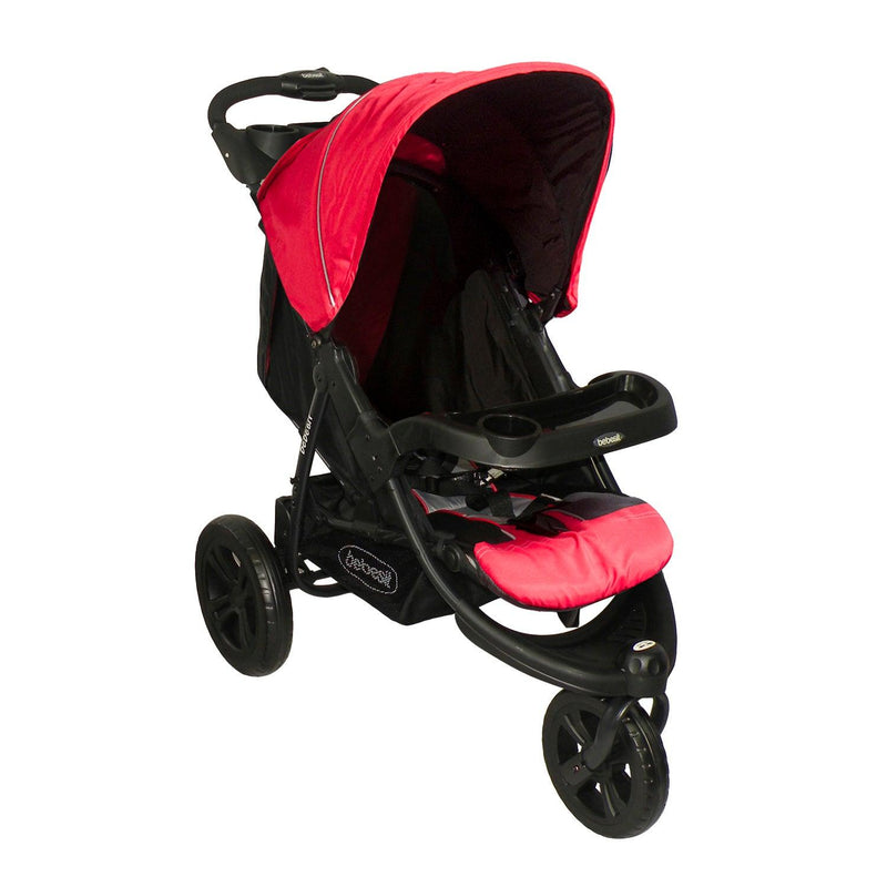 Coche Travel System Fox Negro con Rojo - KIDSCLUB Tienda ONLINE