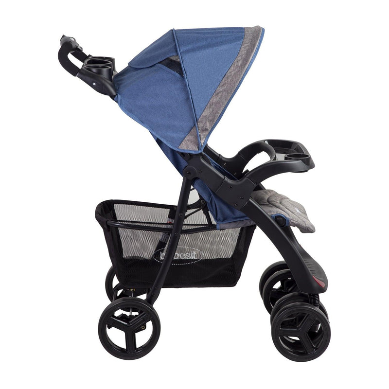 Coche Travel System Lisboa Gris Azul - KIDSCLUB Tienda ONLINE