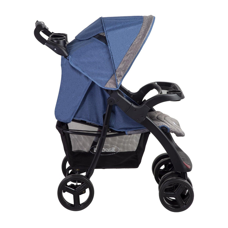 Coche Travel System Lisboa Gris Azul - KIDSCLUB Tienda ONLINE