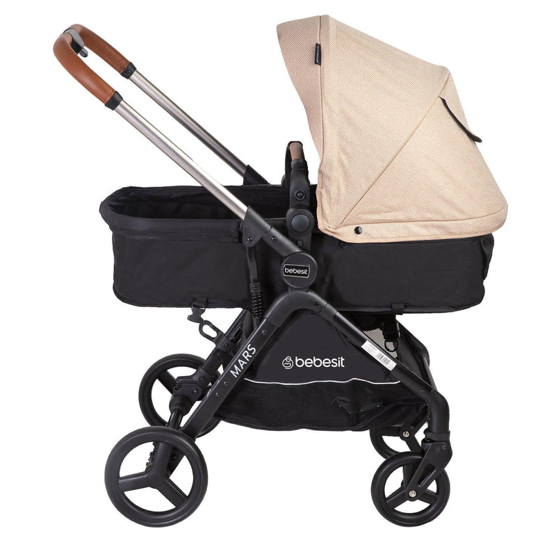 Coche Travel System Mars LX Beige - KIDSCLUB Tienda ONLINE