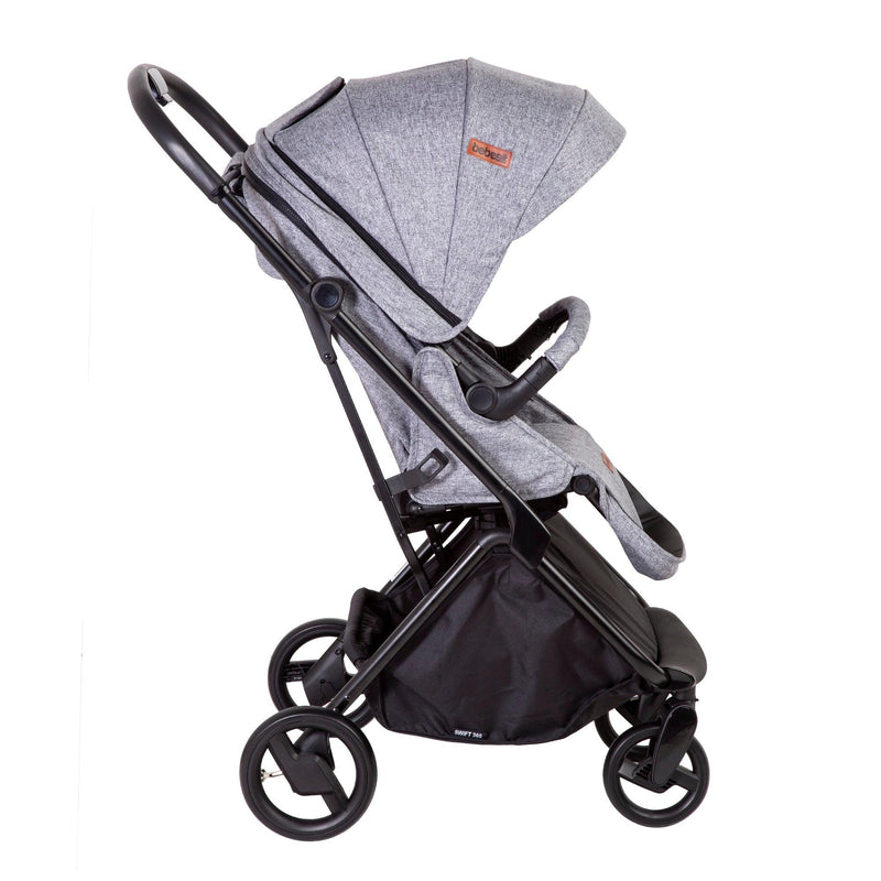 Coche Travel System Swift 360 Gris, Bebesit - KIDSCLUB Tienda ONLINE