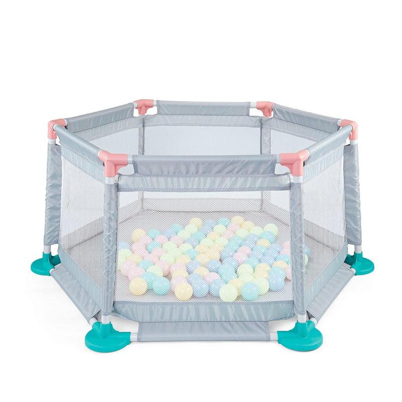 Corral de juego plegable Gris RS-710, Bebeglo - KIDSCLUB Tienda ONLINE