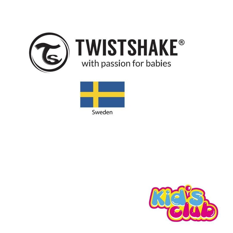 Individual Twistshake ClickMat Mini + Plato COLORES Rosado y Celeste Pastel (6meses +) - KIDSCLUB Tienda ONLINE