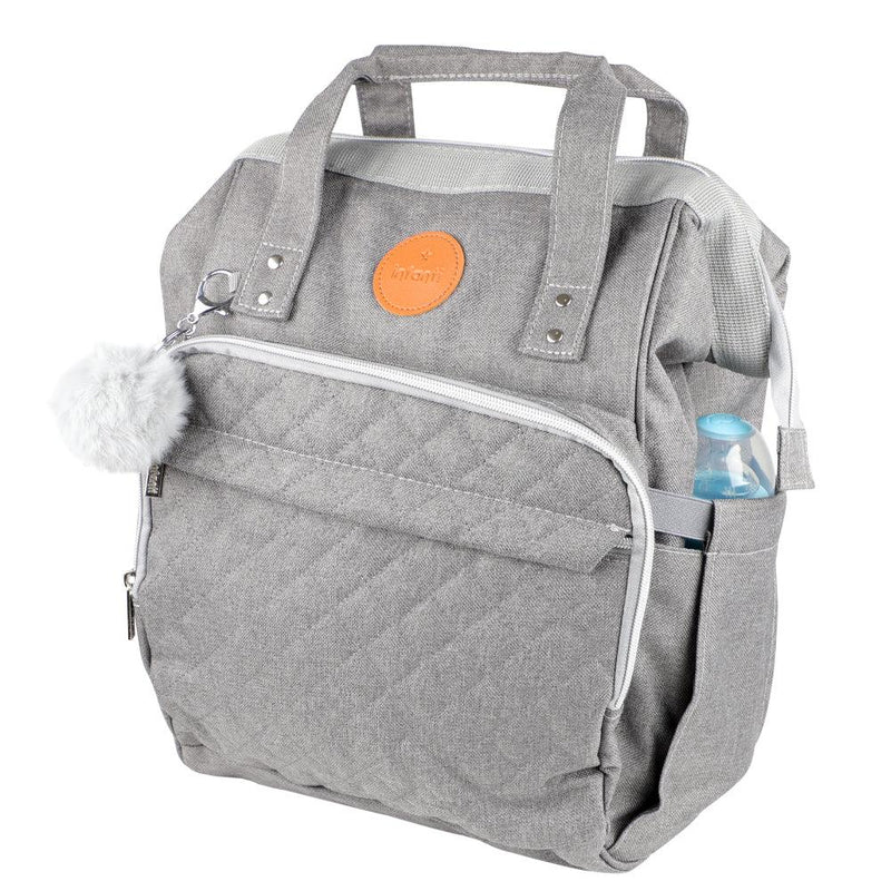 Mochila pañalera open color Gris, Infanti - KIDSCLUB Tienda ONLINE