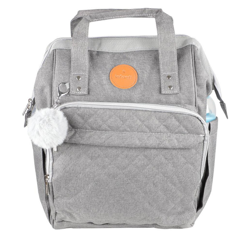 Mochila pañalera open color Gris, Infanti - KIDSCLUB Tienda ONLINE