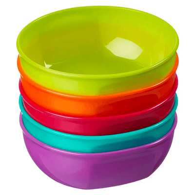 Pack de 5 Platos Tipo Bowls Plásticos, Vital Baby - KIDSCLUB Tienda ONLINE