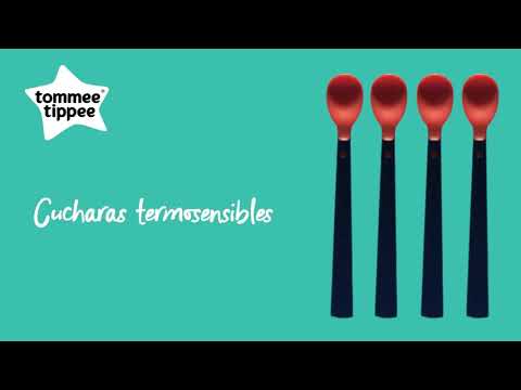 Set 4 cucharas termosensibles Heatsense, Tommee Tippee