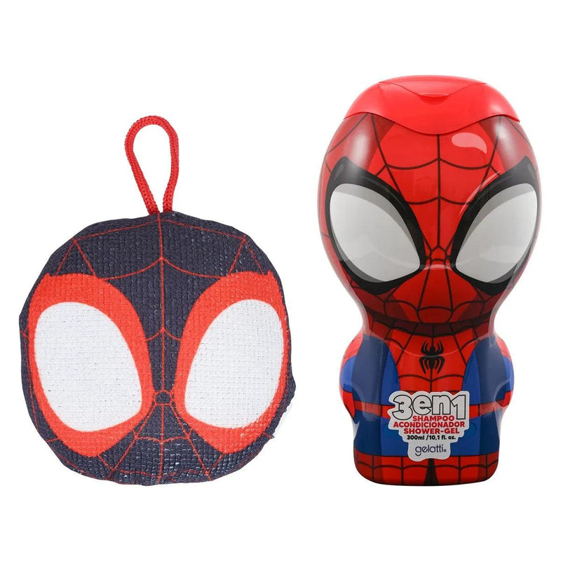 Set de Baño avengers Spider Man - Shampoo + Jabon Spider Man + Guante de baño, Gelatti - KIDSCLUB Tienda ONLINE