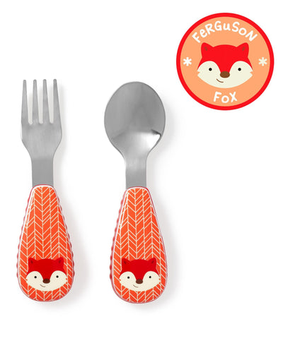 Set tenedor y cuchara Zoo - Fox, Skip Hop - KIDSCLUB Tienda ONLINE