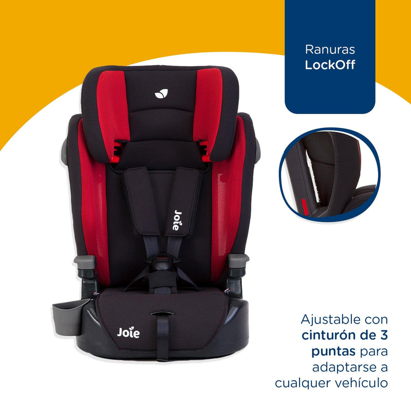 Silla de Auto Butaca Elevate - Cherry, Joie - KIDSCLUB Tienda ONLINE