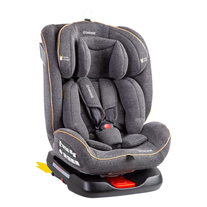 Silla de Auto Convertible Supra 360° Dark Gris, Bebesit - KIDSCLUB Tienda ONLINE