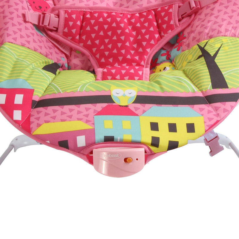 Silla Nido Vibradora Rosado, Bebesit - KIDSCLUB Tienda ONLINE