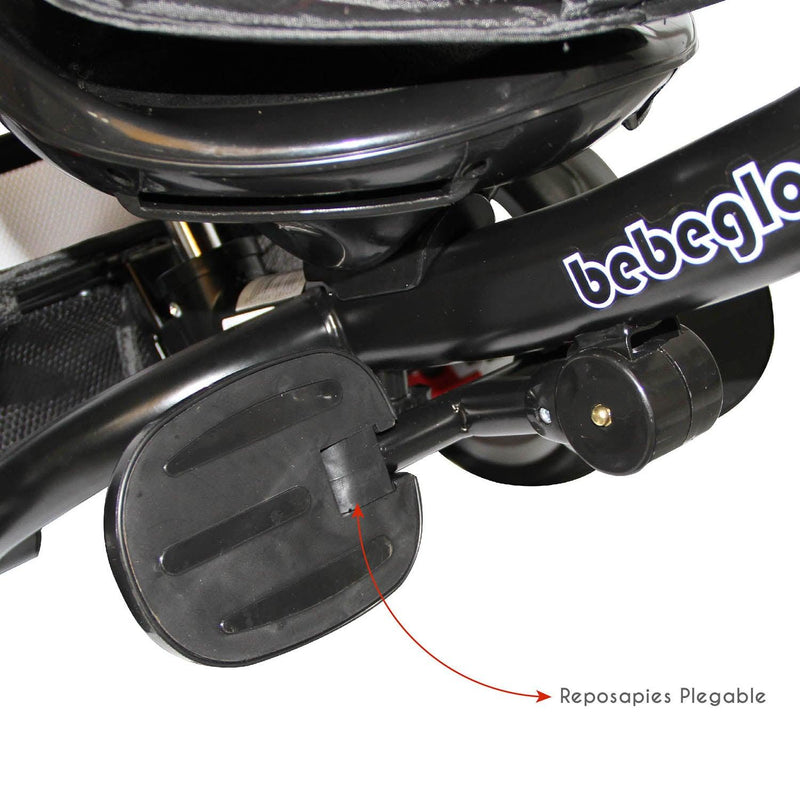 Triciclo Bluetooth RS-4080-4 Negro, Bebeglo - KIDSCLUB Tienda ONLINE