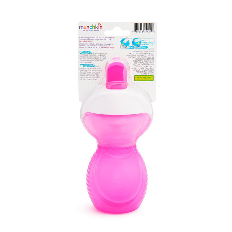 Vaso antiderrame c/bombilla flip click & lock 266 ml, Munchkin - KIDSCLUB Tienda ONLINE